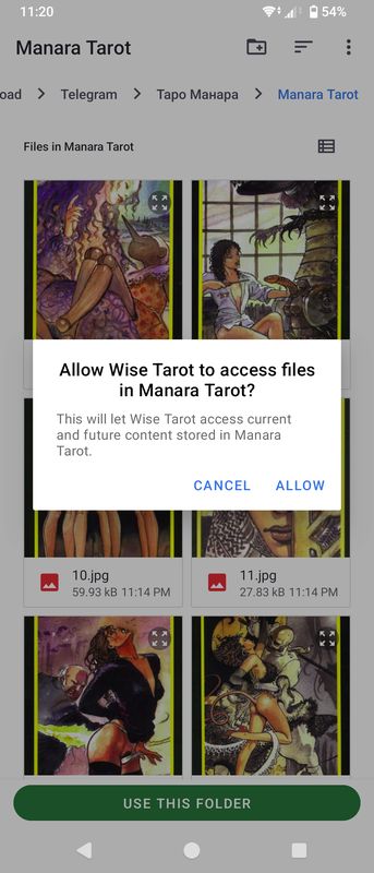 Select a folder