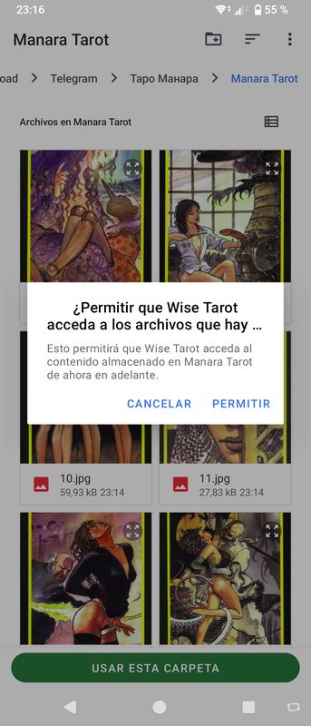 Seleccionar carpeta